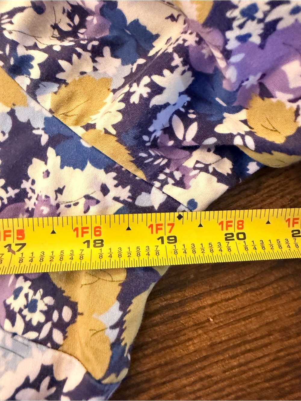 Land’s End blue floral shirt dress size 8 - Picture 7 of 10